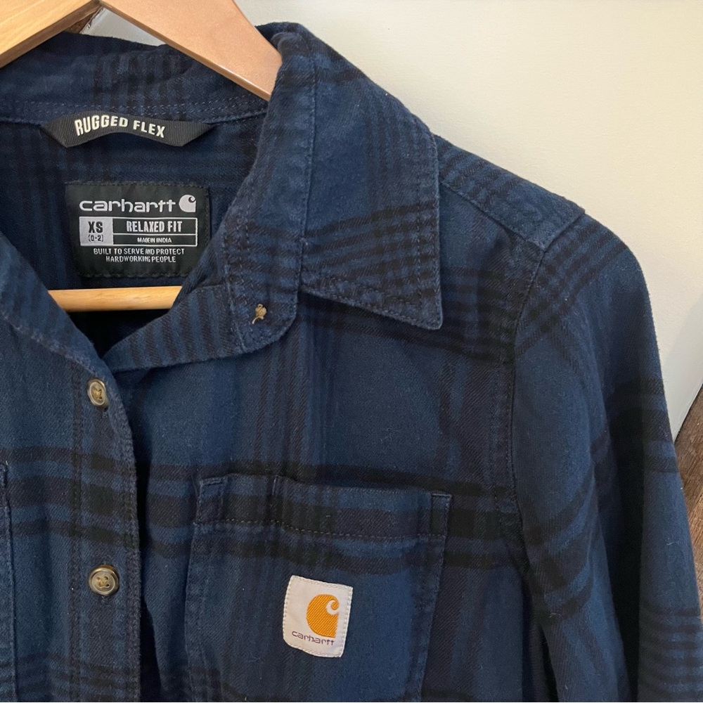 Women’s Carhartt Blue Flannel
